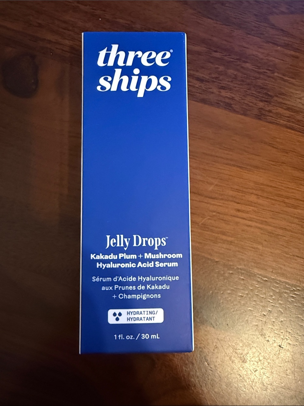 Three ships Jelly Drops Hyaluronic Acid Serum - 30ml new
